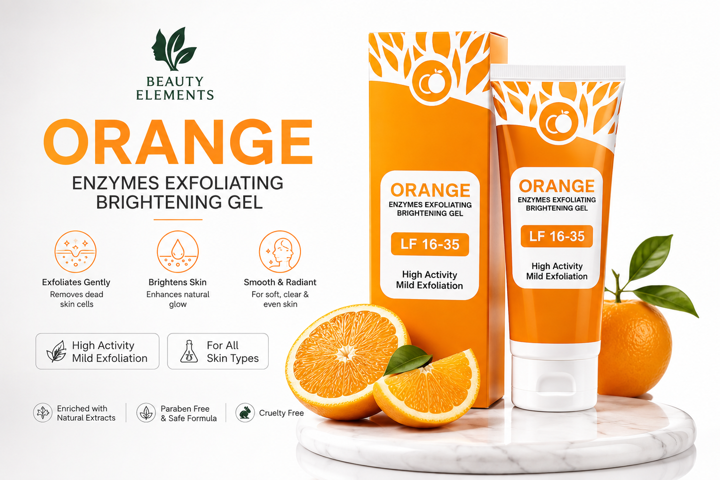 ORANGE ENZYMES EXFOLIATING BRIGHTENING GEL