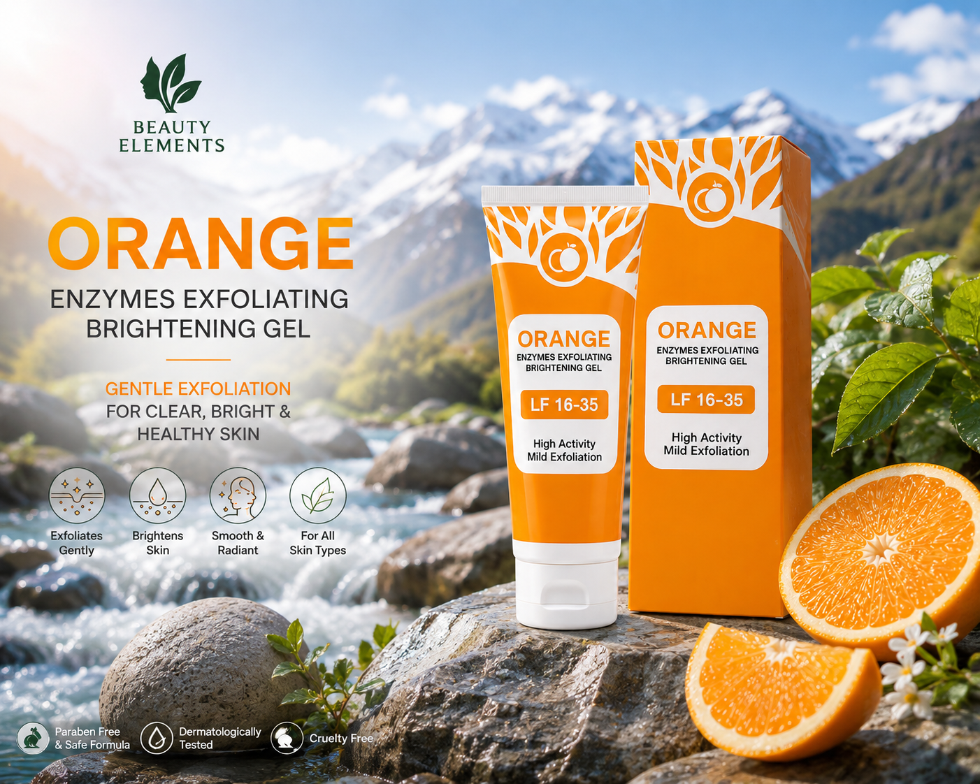 ORANGE ENZYMES EXFOLIATING BRIGHTENING GEL