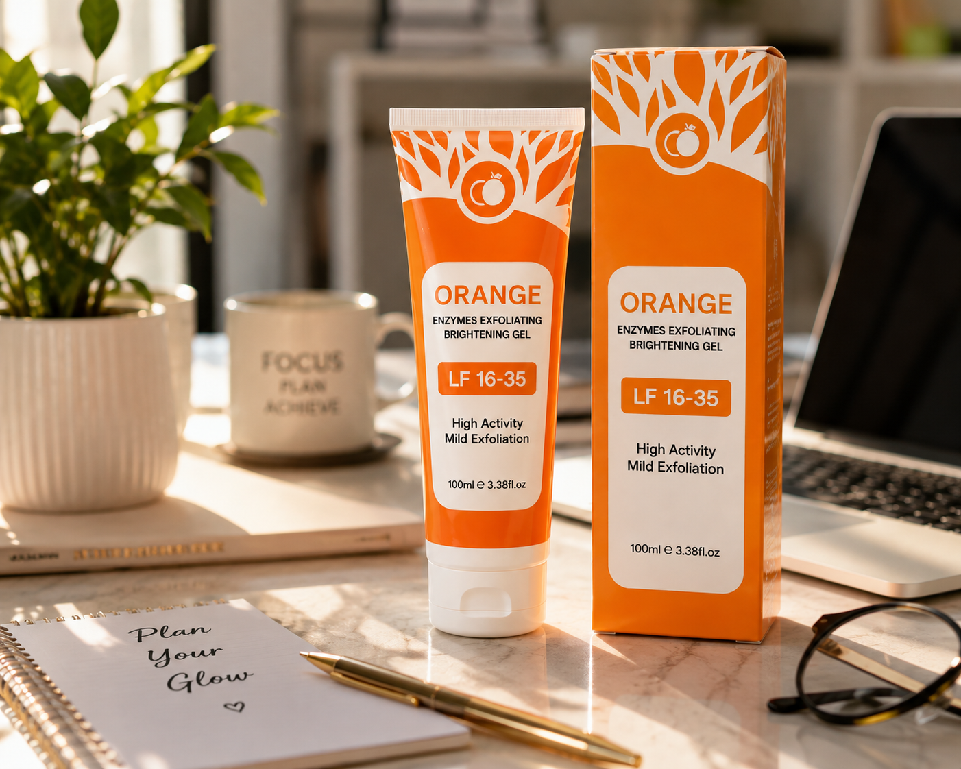 ORANGE ENZYMES EXFOLIATING BRIGHTENING GEL